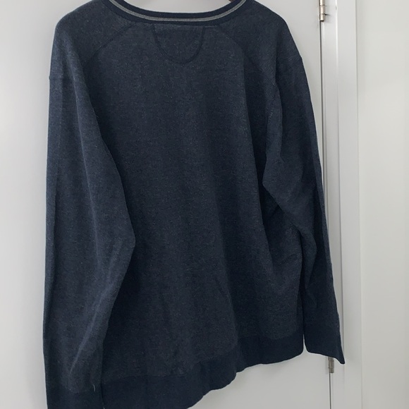 NWT Raffi 100% Cotton Long Sleeve Cardigan. Size XXL in charcoal and grey. - Picture 7 of 10